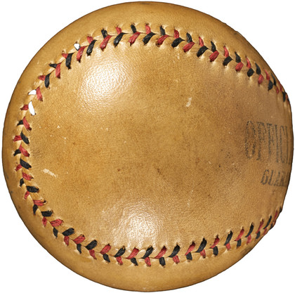 Yankees Babe Ruth & Lou Gehrig Signed Goldsmith & Sons Baseball JSA #Y96031