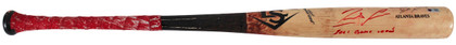 Braves Ronald Acuna Jr. "2021 Game Used" Signed Game Used Bat MLB & PSA #1B29297
