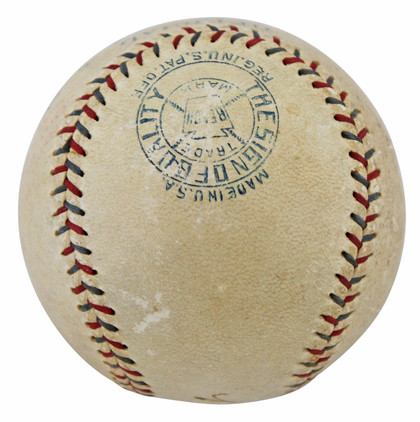 Yankees Babe Ruth Authentic Signed Baseball PSA/DNA #AO02746