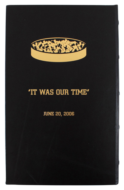 Shaquille O'Neal Signed 2006 NBA Championship 15 Strong Coffee Table Book BAS