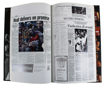 Shaquille O'Neal Signed 2006 NBA Championship 15 Strong Coffee Table Book BAS