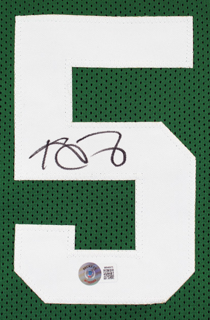 Kevin Garnett Authentic Signed Green Pro Style Jersey Autographed BAS Witnessed