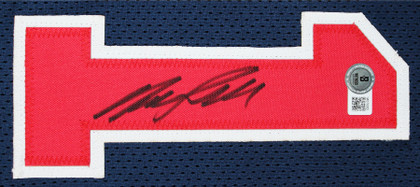 Dominique Wilkins Team USA Authentic Signed Navy Pro Style Jersey BAS Witnessed