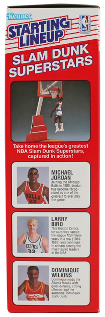 Celtics Larry Bird Signed Sealed 1989 Starting Lineup Slam Dunk BAS W #2W012587