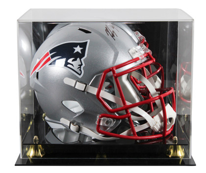 Patriots Rob Gronkowski Signed Full Size Speed Rep Helmet w/ Case Steiner Patriots Rob Gronkowski Signed Full Size Speed Rep Helmet w/ Case Steiner