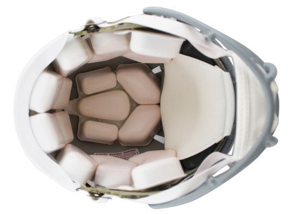 49ers Christian McCaffrey Signed Camo Full Size Speed Proline Helmet W/ Case BAS