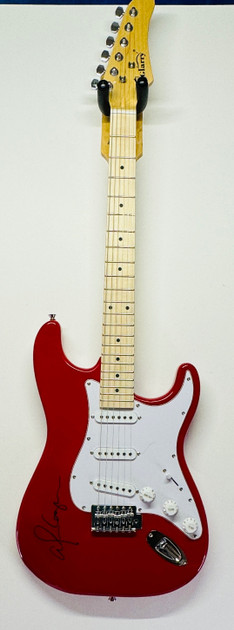 Alice Cooper Signed Guitar - Red
