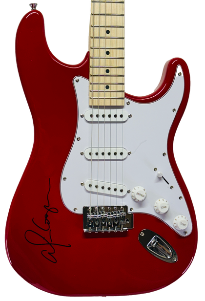 Alice Cooper Signed Guitar - Red