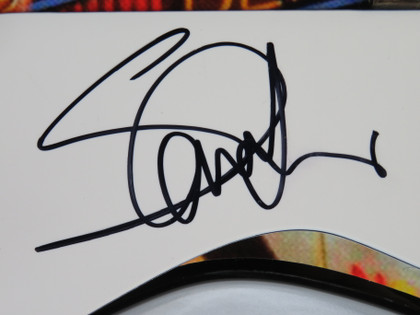 Steve Harris Autographed Guitar