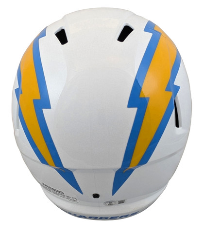 Chargers Antonio Gates Signed Full Size Speed Rep Helmet W/ Case BAS Witnessed
