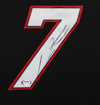 Heat Kyle Lowry Authentic Signed Black Nike Framed Jersey PSA/DNA #AL51218