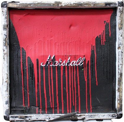 SUM41 Stage-Used Dummy Guitar Cabs