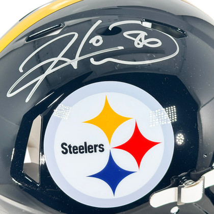 Hines Ward Signed Pittsburgh Steelers Authentic Speed Full-Size Football Helmet (JSA)