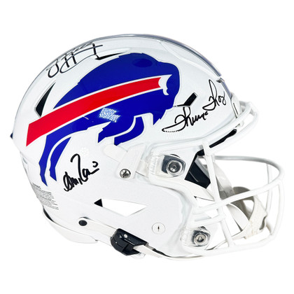 Bills Triplets Signed Buffalo Bills Authentic SpeedFlex Full-Size Football Helmet (JSA)