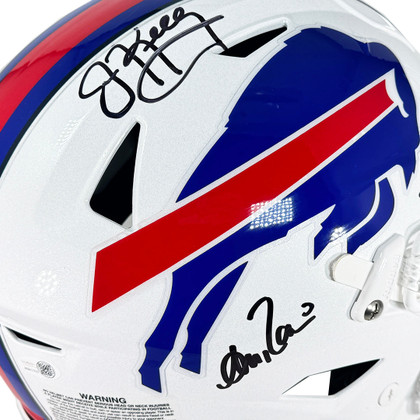 Bills Triplets Signed Buffalo Bills Authentic SpeedFlex Full-Size Football Helmet (JSA)