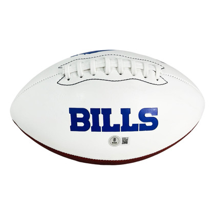 Andre Reed Signed Buffalo Bills Official NFL Team Logo Football (JSA)