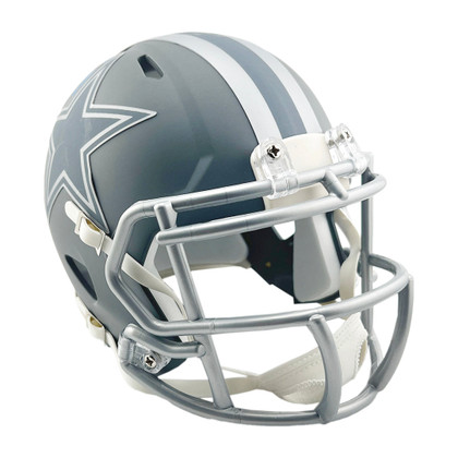 Brandon Aubrey Signed Dallas Cowboys Slate Alternate Speed Mini Football Helmet (JSA)