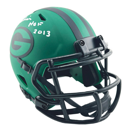 Dave Robinson Signed HOF 2013 Inscription Green Bay Packers Rave Mini Football Helmet (JSA)