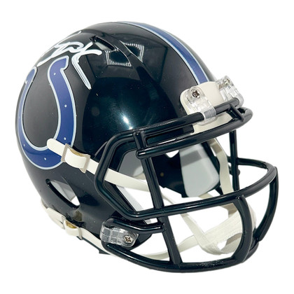 Dallas Clark Signed Indianapolis Colts Alt 2023 Speed Mini Football Helmet (Beckett)