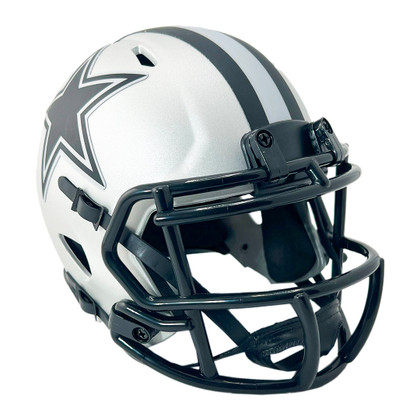 Drew Pearson Signed HOF 21 Inscription Dallas Cowboys Rave Mini Football Helmet (JSA)