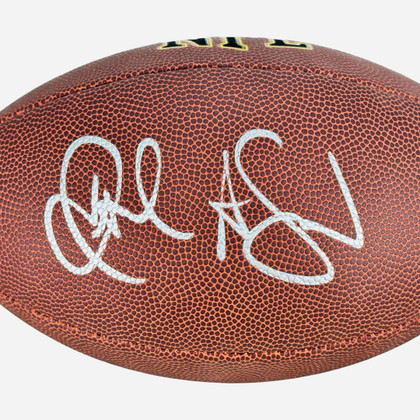 Jamal Anderson Signed Wilson Official NFL Replica Football (JSA)