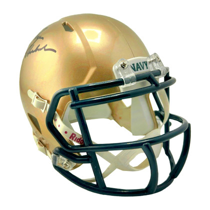 Roger Staubach Signed Navy Midshipmen Speed Mini Football Helmet (Beckett) Version 1