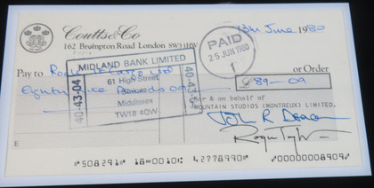 Queen Signed Display