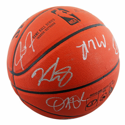 2012 Lakers (14) Bryant, Nash, Gasol +11 Signed Spalding Basketball PSA #AM04846