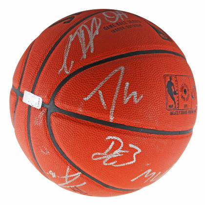 2012 Lakers (14) Bryant, Nash, Gasol +11 Signed Spalding Basketball PSA #AM04846