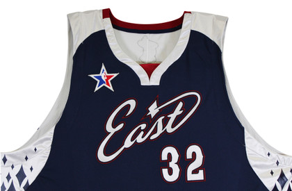 Shaquille O'Neal Signed Team Issued Navy 2007 NBA ASG Adidas Jersey BAS & SIA