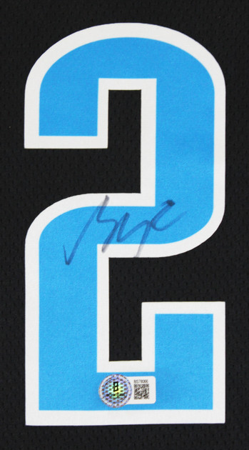 Thunder Shai Gilgeous-Alexander Signed Black Nike City Edition Jersey BAS