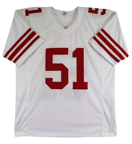 Abdul Carter Authentic Signed White Pro Style Jersey Autographed BAS Witnessed