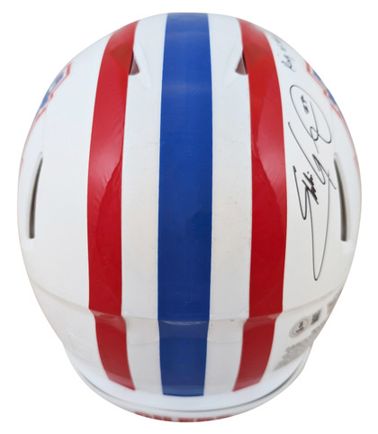 Oilers (3) Campbell, George & Moon Signed 81-98 TB F/S Speed Proline Helmet BAS