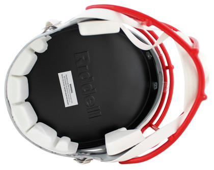 Patriots Tedy Bruschi Signed Full Size Speed Rep Helmet W/ Case BAS Witnessed