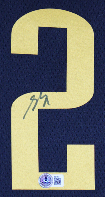 Thunder Shai Gilgeous-Alexander Signed Black Nike Framed Jersey BAS #BS78077