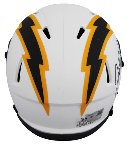 Chargers Justin Herbert Authentic Signed Lunar Speed Mini Helmet Fanatics