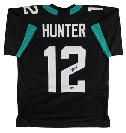 Travis Hunter Authentic Signed Black Pro Style Jersey Autographed BAS Witnessed