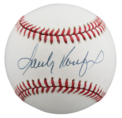 Dodgers Sandy Koufax Authentic Signed William White ONL Baseball BAS #AE13741