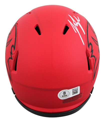 Buccaneers John Lynch Signed Rave Speed Mini Helmet W/ Case BAS Witnessed