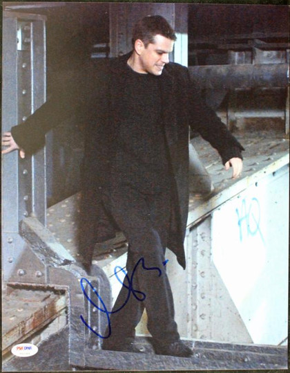 Matt Damon The Bourne Supremacy Signed Authentic 11X14 Photo PSA/DNA #T50389