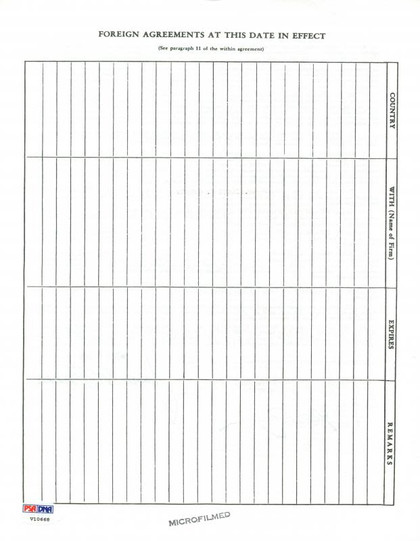 Jim Henson The Muppets Authentic Signed 1975 Document PSA/DNA #V10668