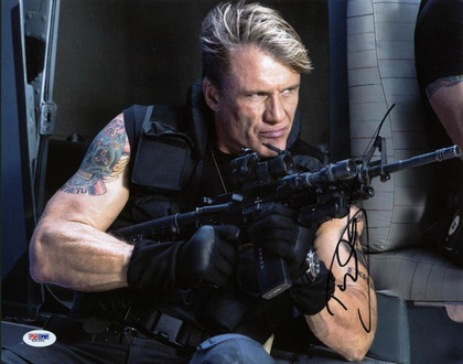Dolph Lundgren Expendables 3 Signed Authentic 11X14 Photo PSA/DNA #X31251
