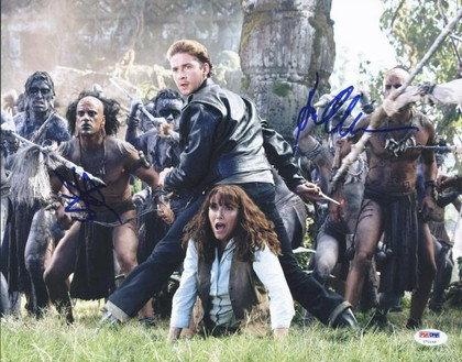 Shia Labeouf & Karen Allen Indiana Jones Signed 11X14 Photo PSA/DNA #U72149