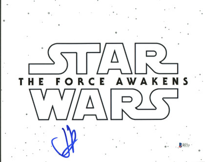 J.J. Abrams Star Wars The Force Awakens Authentic Signed 11X14 Photo BAS #B51713