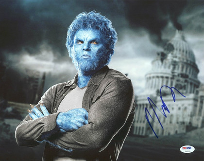 Nicholas Hoult X-Men Signed Authentic 11X14 Photo Autographed PSA/DNA #Y99159