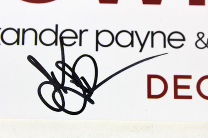 Downsizing (6) Payne, Waltz, Nash, Taylor, Kier Signed 12x18 Photo BAS #A70511