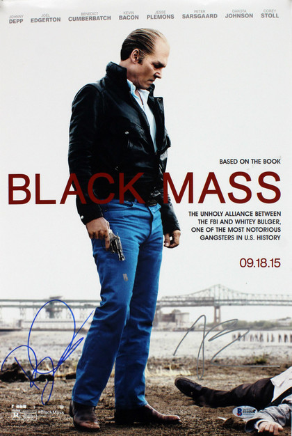 Joel Edgerton & Bill Camp Black Mass Authentic Signed 12x18 Photo BAS #H44831