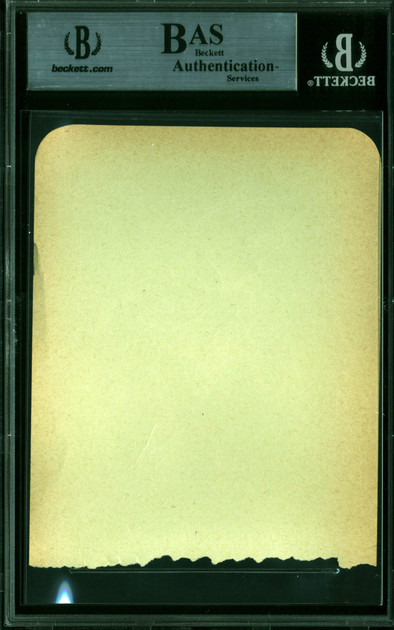 Art Linkletter House Party Authentic Signed 4x5 Album Page BAS Slabbed