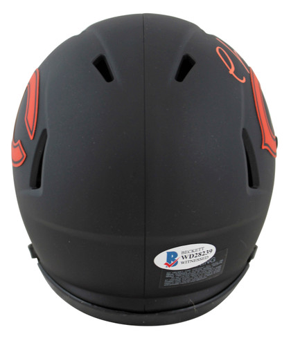 Chevy Chase Christmas Vacation Signed Eclipse Speed Mini Helmet BAS Wit #WD28239