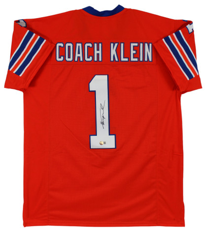 Henry Winkler The Waterboy Authentic Signed Coach Klein Orange Jersey BAS